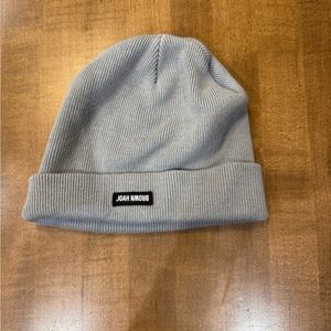 Joah Brown Light Gray Knit Beanie